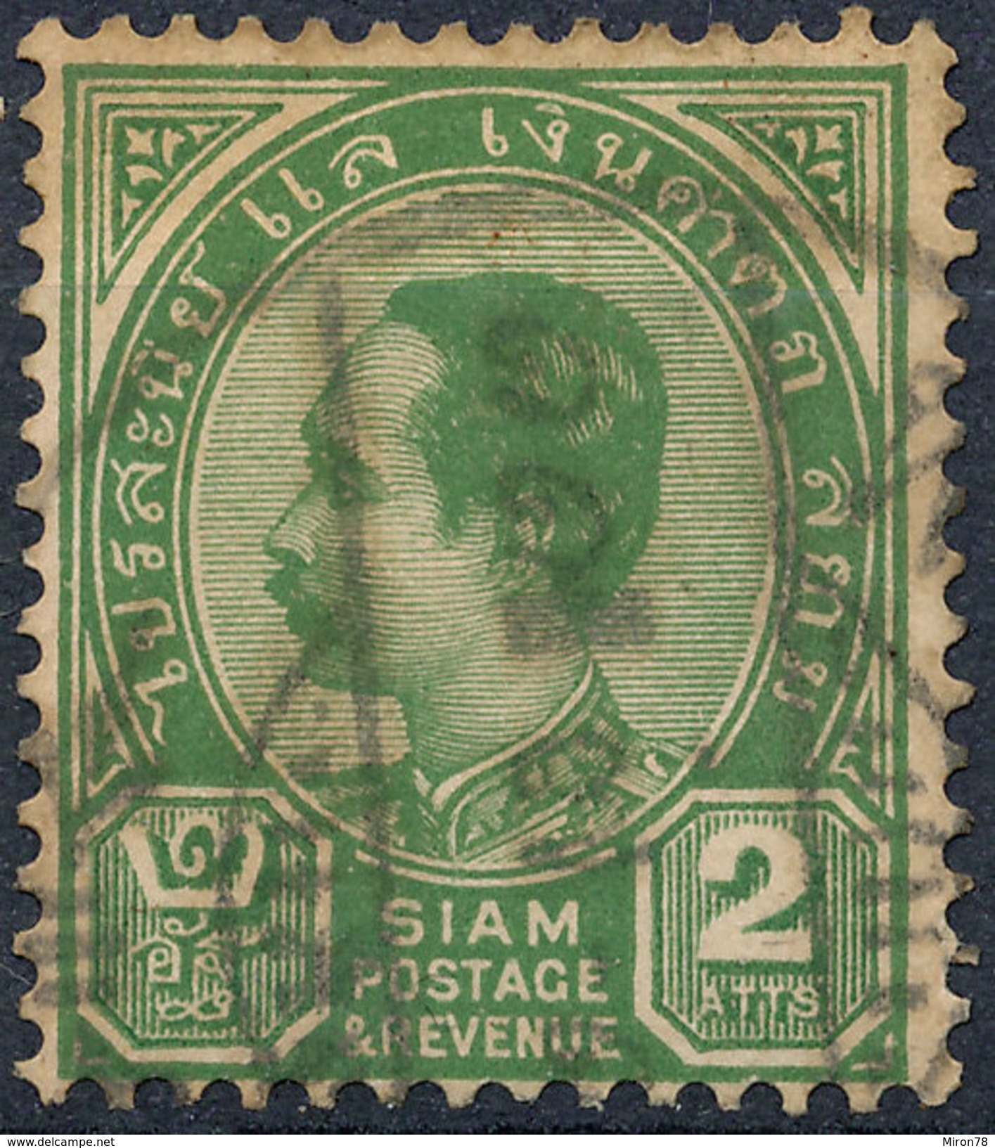 Stamp  THAILAND,SIAM 1889 2a Scott#76 Lot#34 - Siam