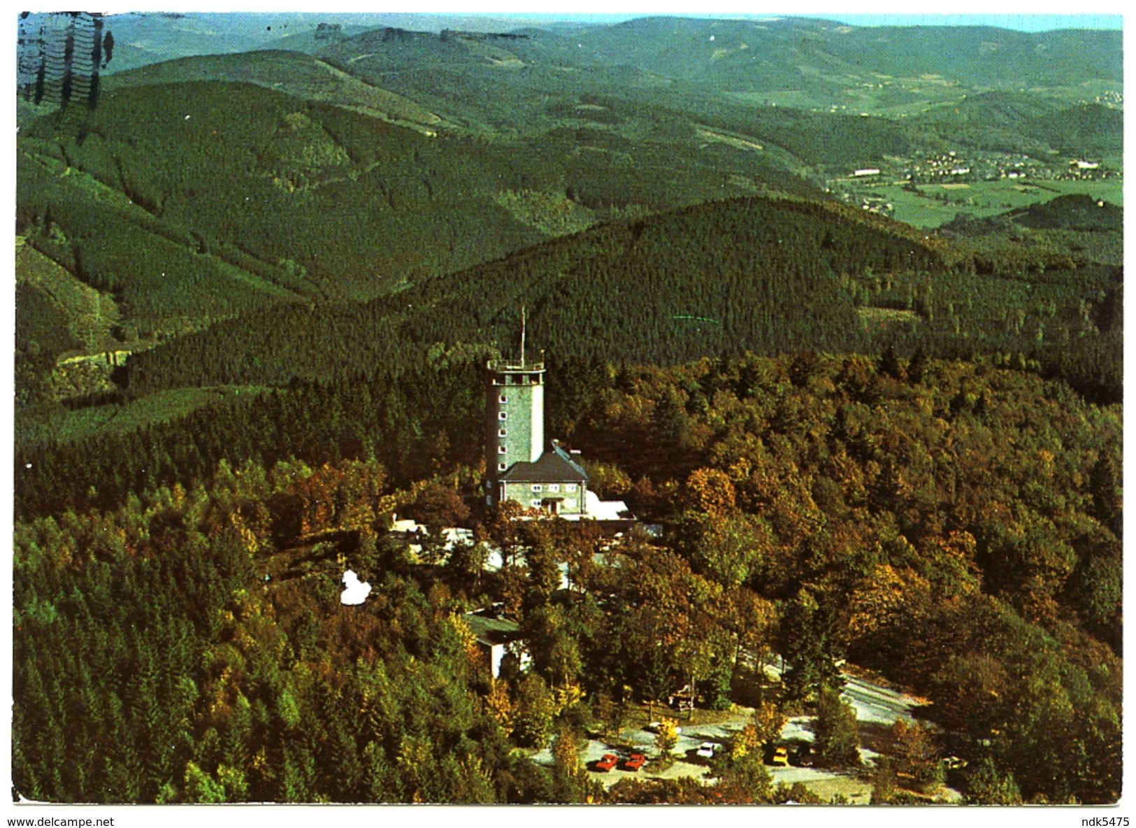 ALLEMAGNE : LENNESTADT - HOHE BRACHT RESTAURANT / POSTMARK - STADT LENNE STADT / WEINSTADT  (10 X 15cms Approx.) - Lennestadt