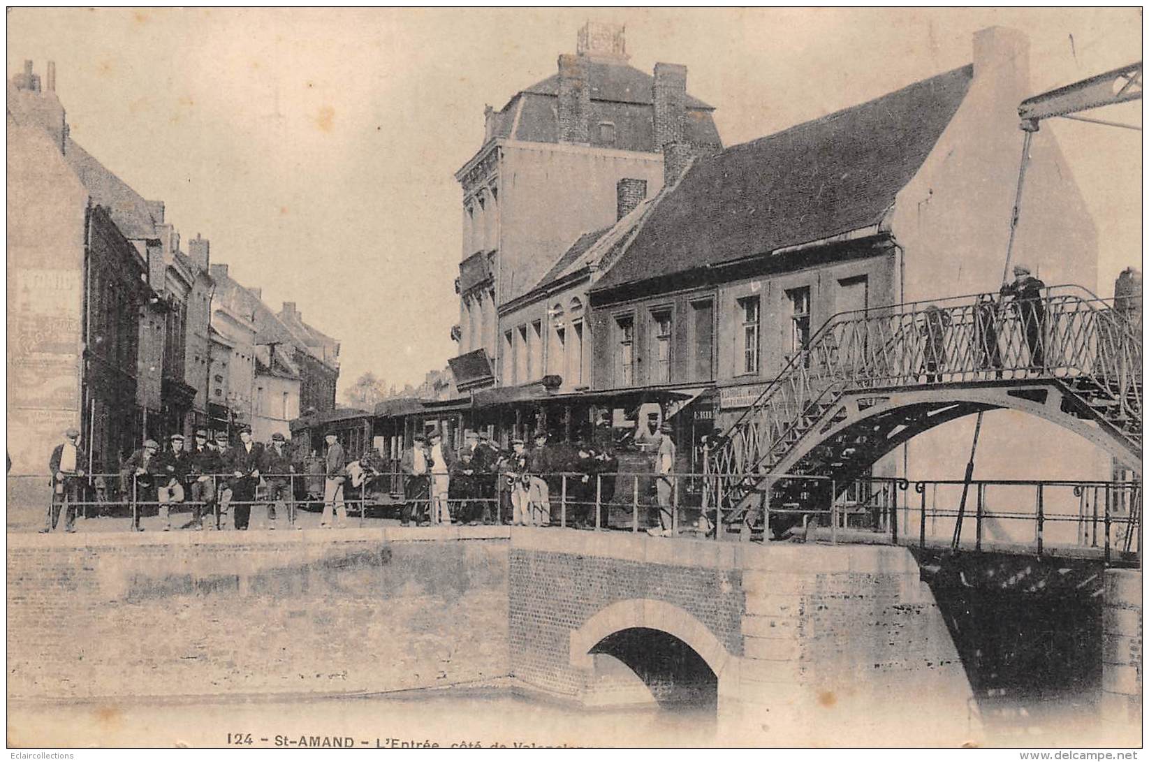 St Amand Les Eaux     59    Entrée Côté Valenciennes . Tramway       (voir Scan) - Saint Amand Les Eaux