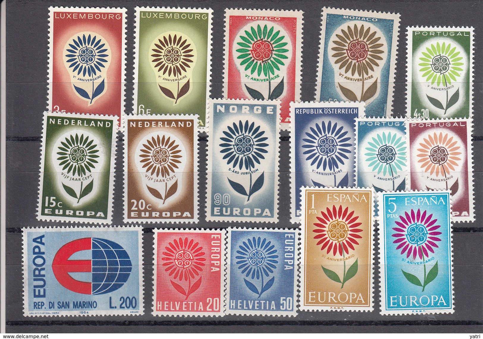 Europa CEPT - Annata Completa - 1961 ** Complete Year Set - Années Complètes