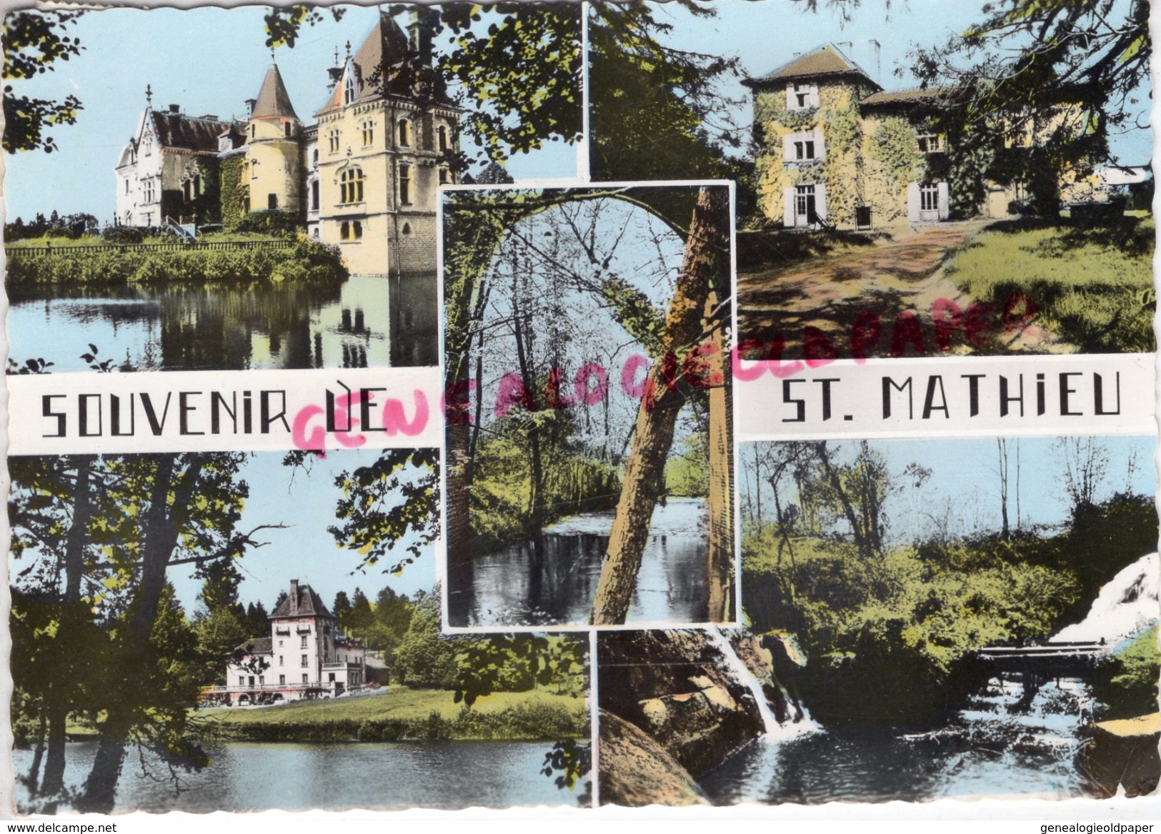 87 - ST SAINT MATHIEU - CHATEAU ROCHER- FONSOUMAGNE- PONT DE LA BESSE- LA CHABROULIE-SECHERES - Saint Mathieu