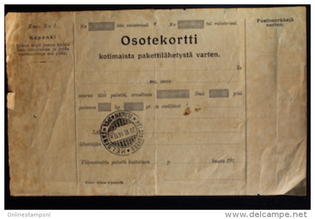 Finland: Adresskort 19-6-1916  Mixed Stamps - Storia Postale