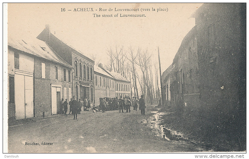 80 // ACHEUX    Rue De Louvencourt,  16 - Acheux En Amienois