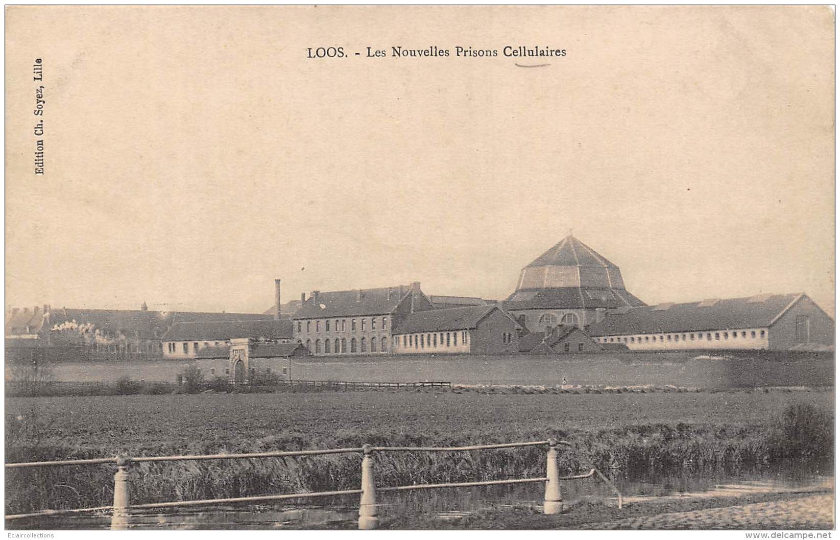 Loos Les Lille    59    Les Nouvelles Prisons Cellulaires      (voir Scan) - Loos Les Lille