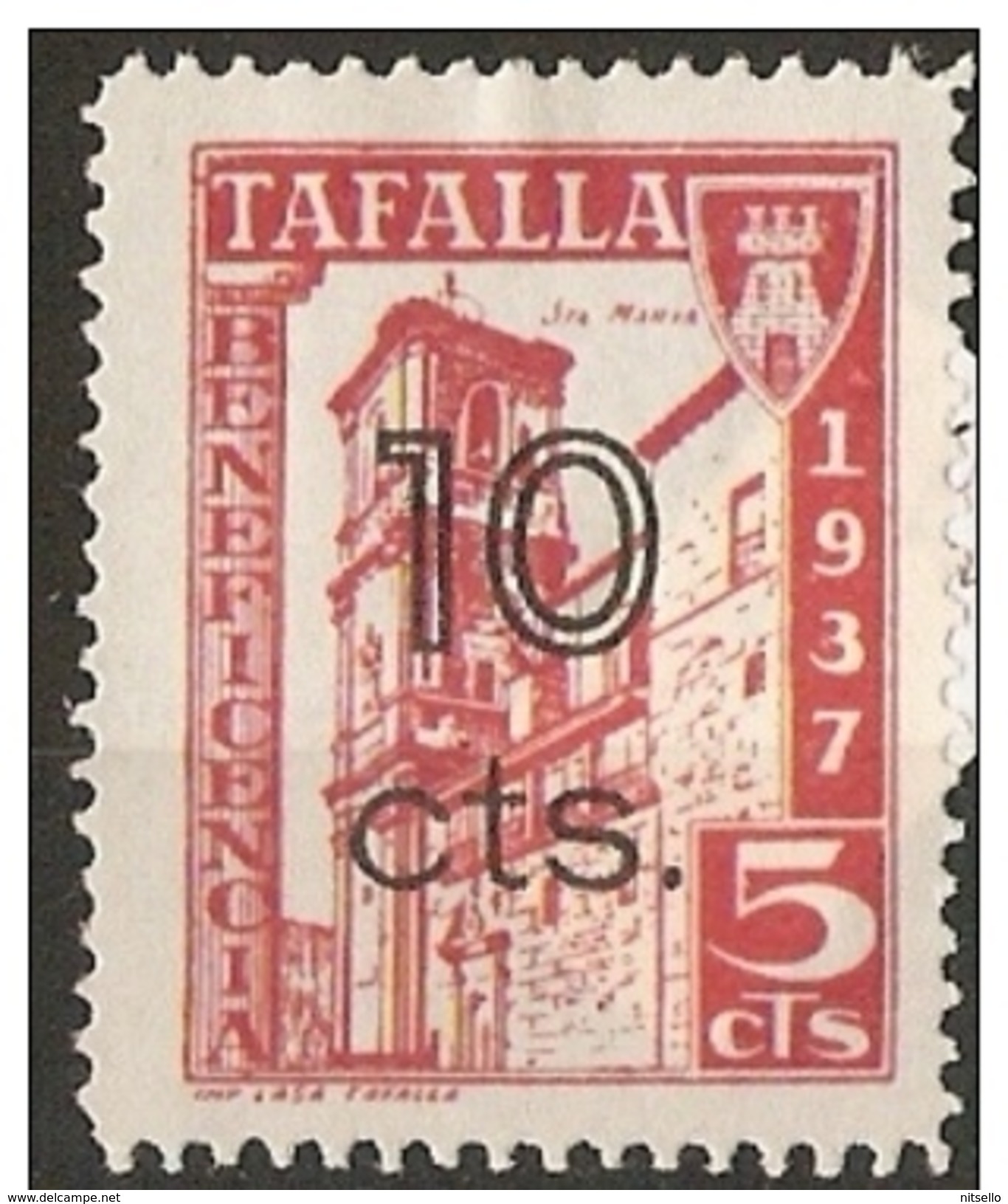 LOTE 2230  ///  (C060) TAFALLA 1937  - NUEVO SIN GOMA - Nationalist Issues