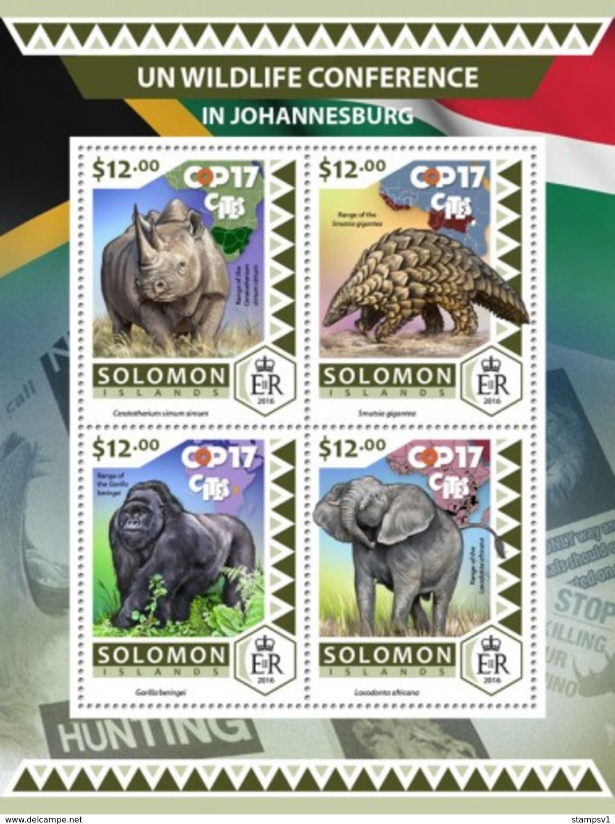 Solomon Islands. 2016 UN Wildlife Conference In Johannesburg. (519a) - Gorilles