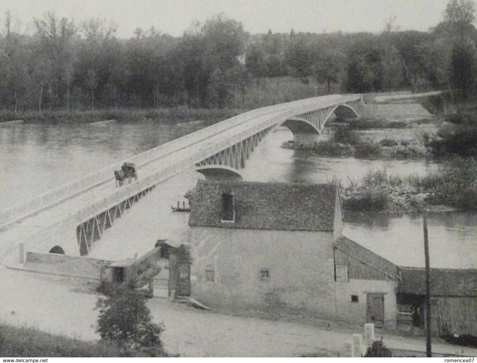 SAINT-PIERRE-le-MOUTIER (Nièvre) - Le PONT Du VEURDRE - Animée - Correspondance - Saint Pierre Le Moutier