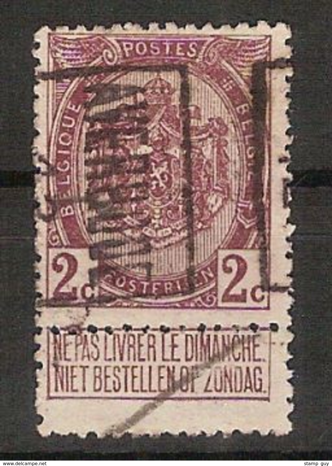 Nr. 82 Voorafgestempeld Nr. 1933 Positie  B  AVERBODE 12 ; Staat Zie Scan ! Inzet 5 &euro; ! - Roller Precancels 1900-09