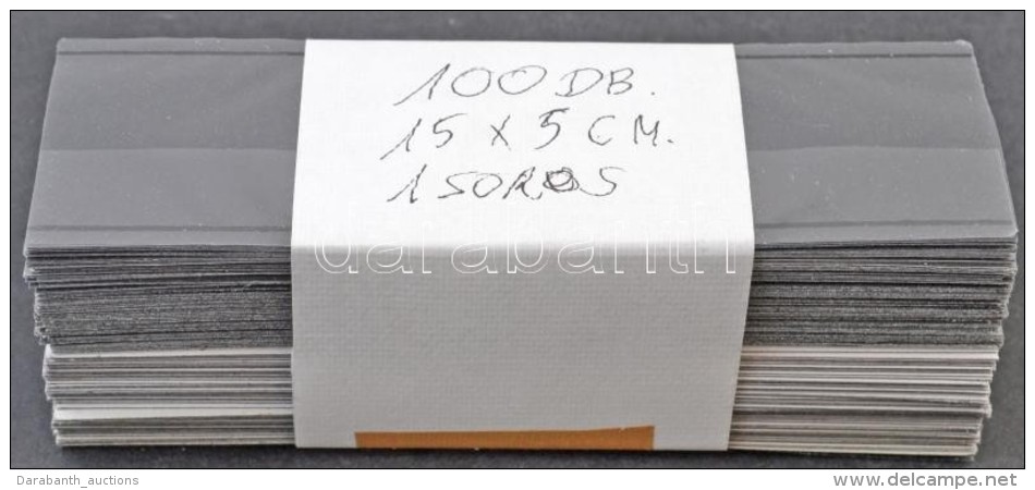 100 Db 15 X 5,5 Cm-es 1 Soros Fekete Stecklap - Other & Unclassified