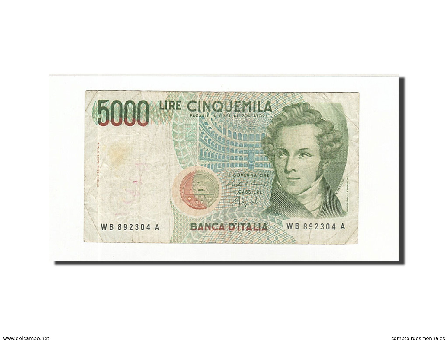 Billet, Italie, 5000 Lire, 1985-01-04, KM:111b, TB - 5000 Lire