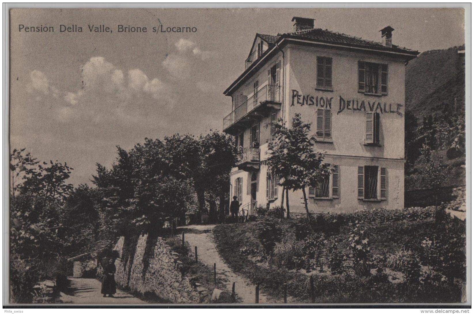 Pension Della Valle, Brione S/Locarno - Animee - Photo: Flli. Büchi - Brione Sopra Minusio