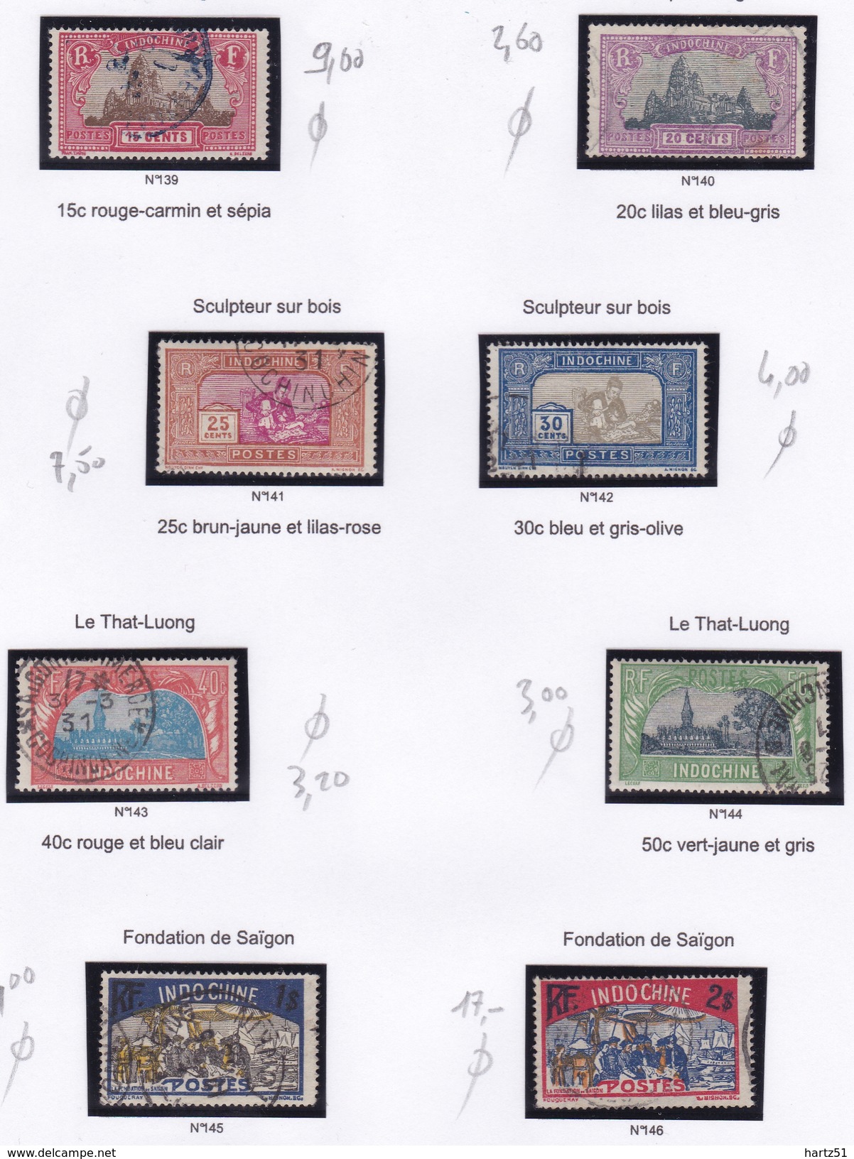 Indochine N° 123/146 Neufs * Et Oblitérés - Unused Stamps