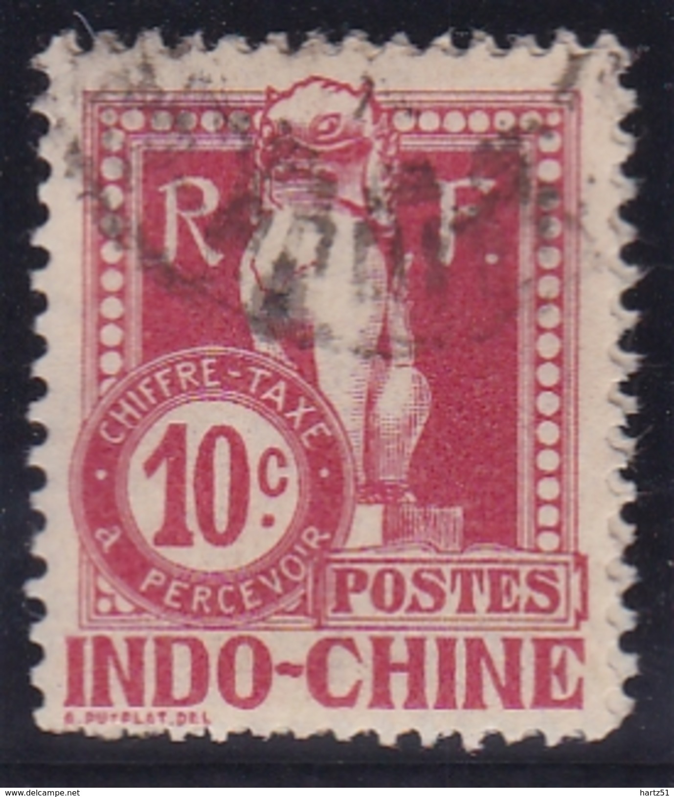 Indochine Taxe N° 8  Oblitéré - Postage Due