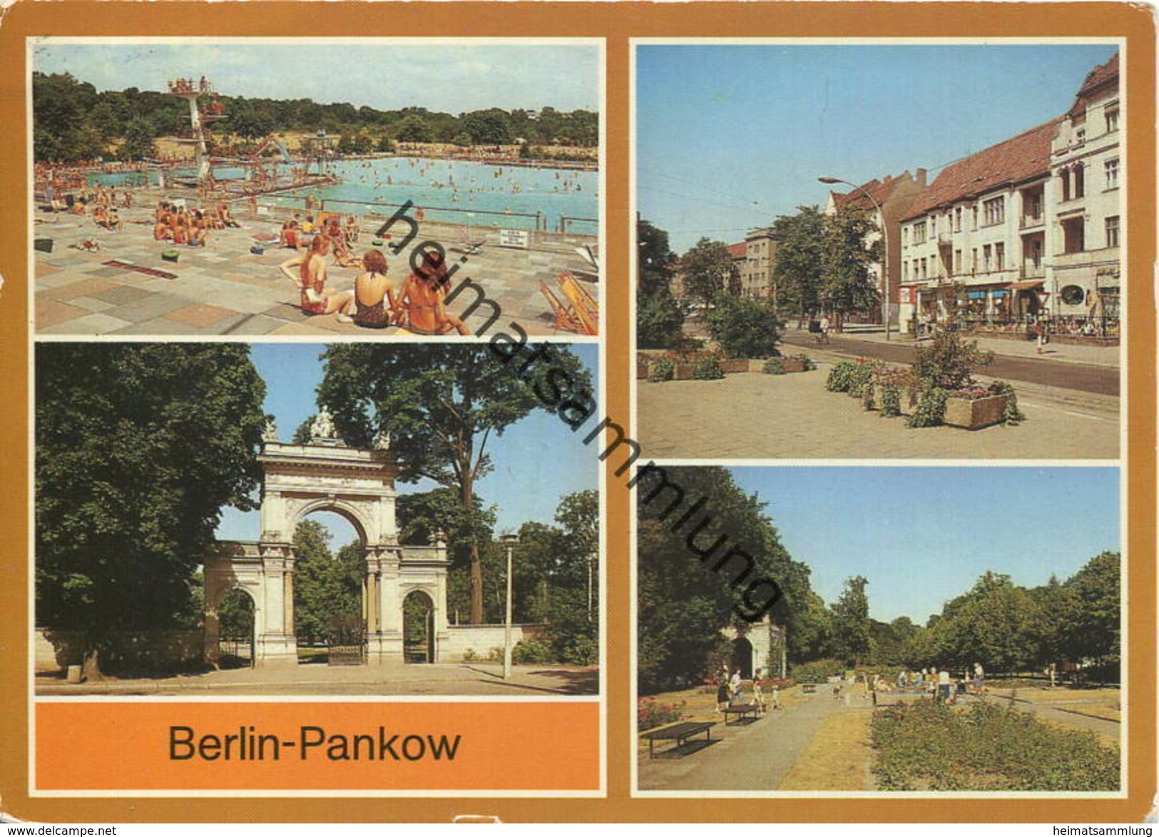 Berlin - Pankow- Freibad - Bürgerpark Etc. - Verlag Bild Und Heimat 1986 Gel. 1990 - Pankow