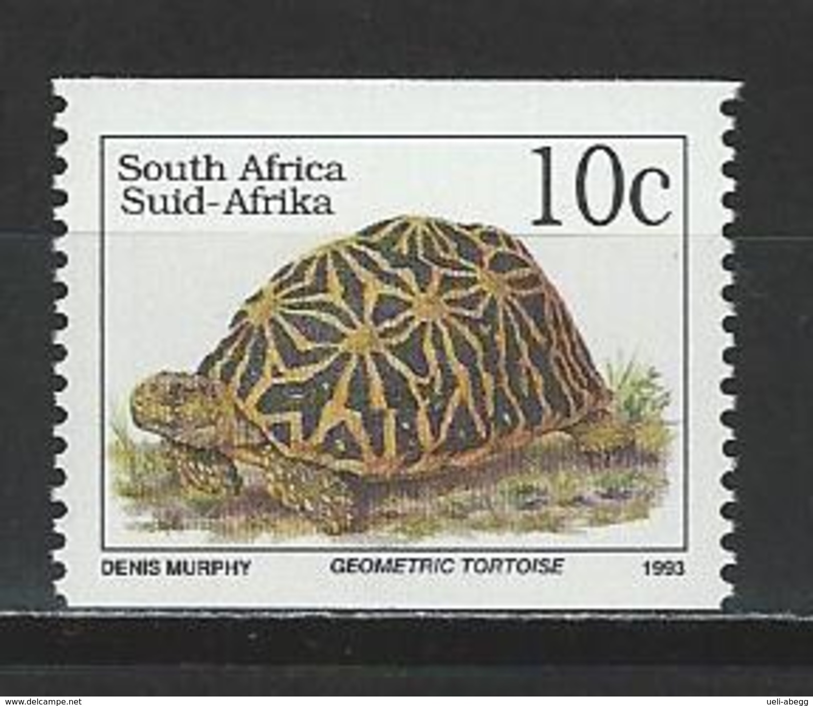 Südafrika Mi 893 II ** MNH Psammobates Geometricus - Tortugas
