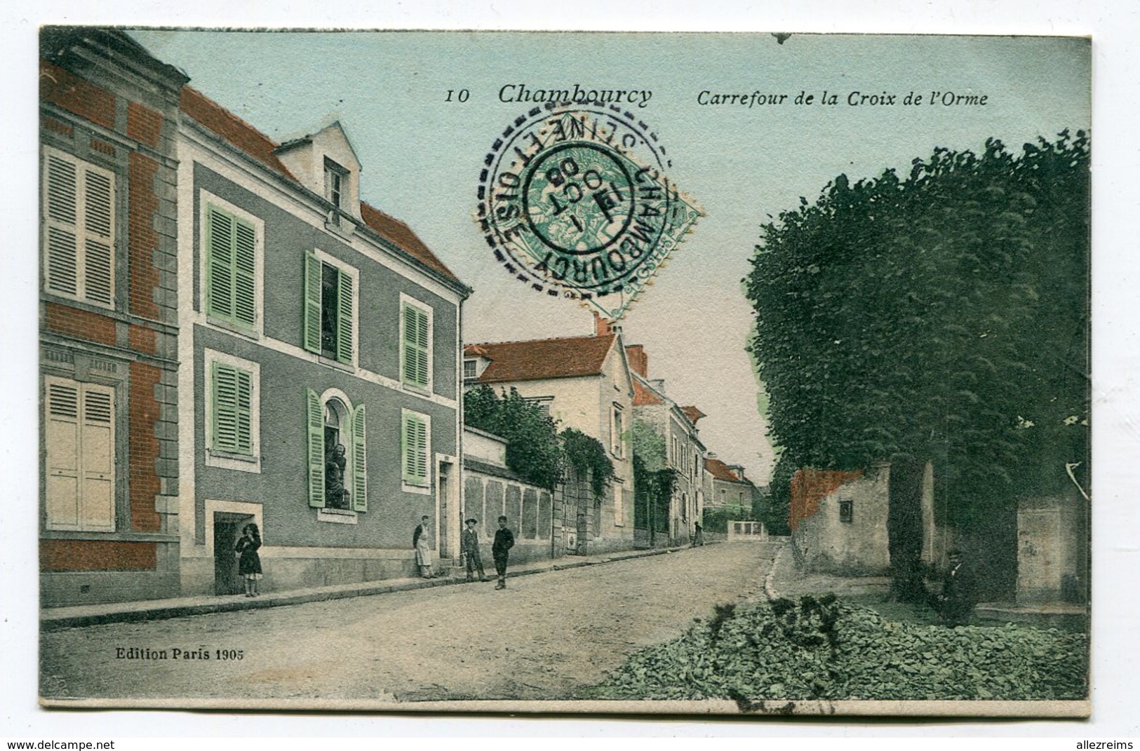 CPA  78  :   CHAMBOURCY  Croix De L'orme   1905  A   VOIR  !!! - Chambourcy