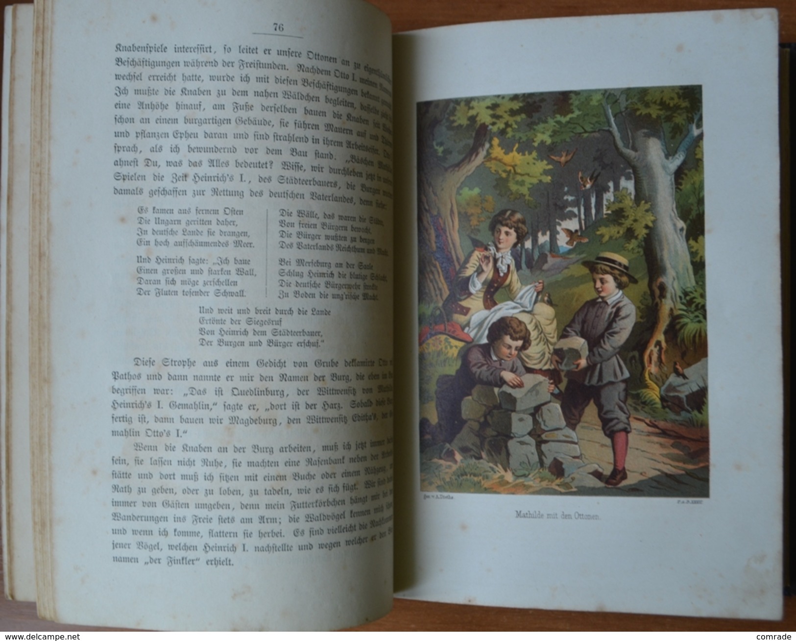 German Children's Fairy Tales. Deutsch, Geschichten Für Kinder . Book Lot. Tom Album Daughters And 27. 1881 Year - Tales & Legends
