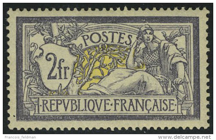 Neuf Avec Charni&egrave;re N&deg; 122, 2f Violet Et Jaune, Centrage Parfait, Cl, Sign&eacute; Brun, Superbe - Other & Unclassified