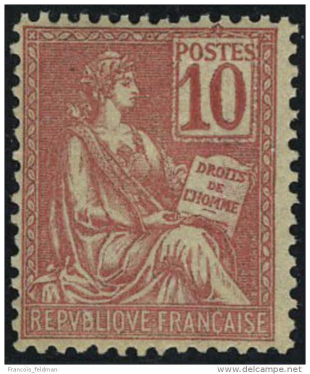 Neuf Sans Charni&egrave;re N&deg; 112, 10c Rose Type I T.B. - Other & Unclassified