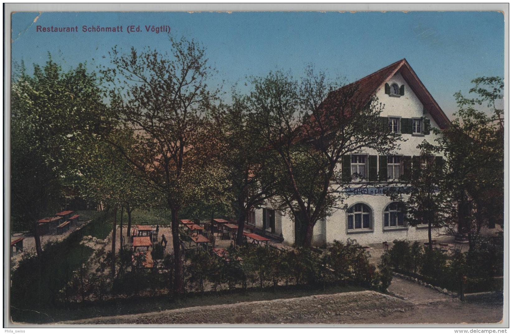 Restaurant Schönmatt (Ed. Vögtli) - Stempel: Gempen - Photo: Metz - Gempen