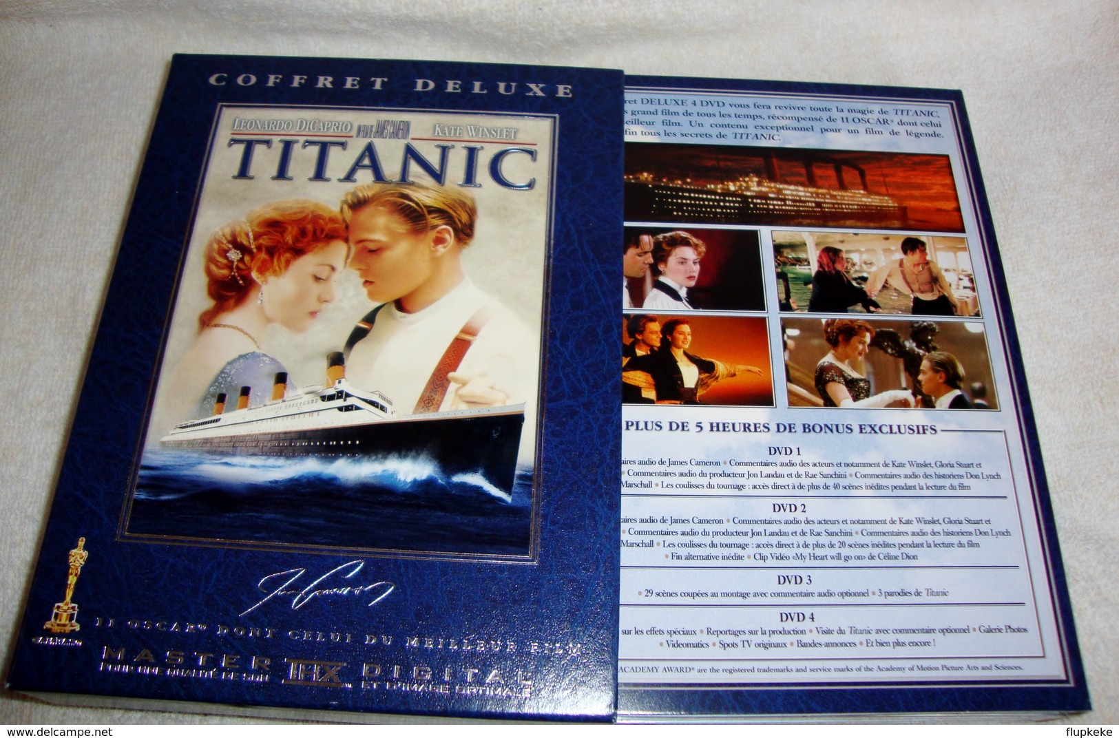 Dvd Zone 2 Titanic (1997) Édition Collector DeLuxe 4 Dvd Vf+Vostfr - Classic