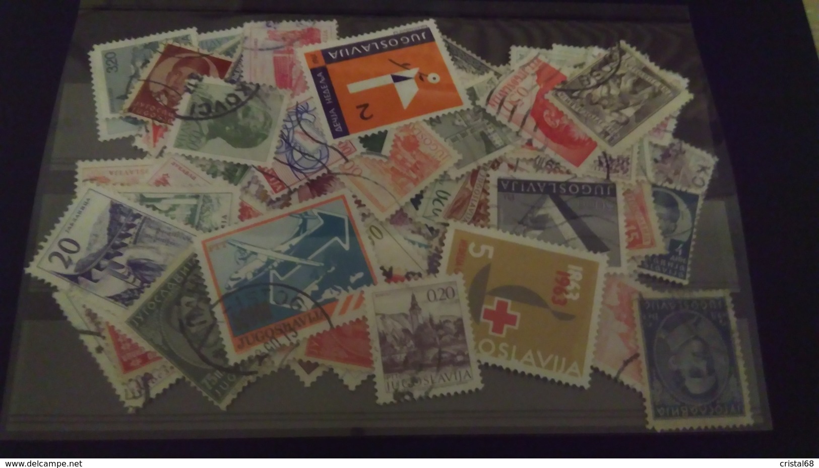 YOUGOSLAVIE - LOT 100 TIMBRES (Tous Différents) - Oblitérés - Colecciones & Series