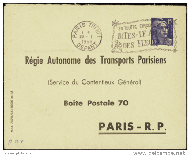 N&deg;  886 E1  15f Marianne De Gandon RATP Qualit&eacute;: OBL Cote: 300&nbsp; &euro; - Andere & Zonder Classificatie