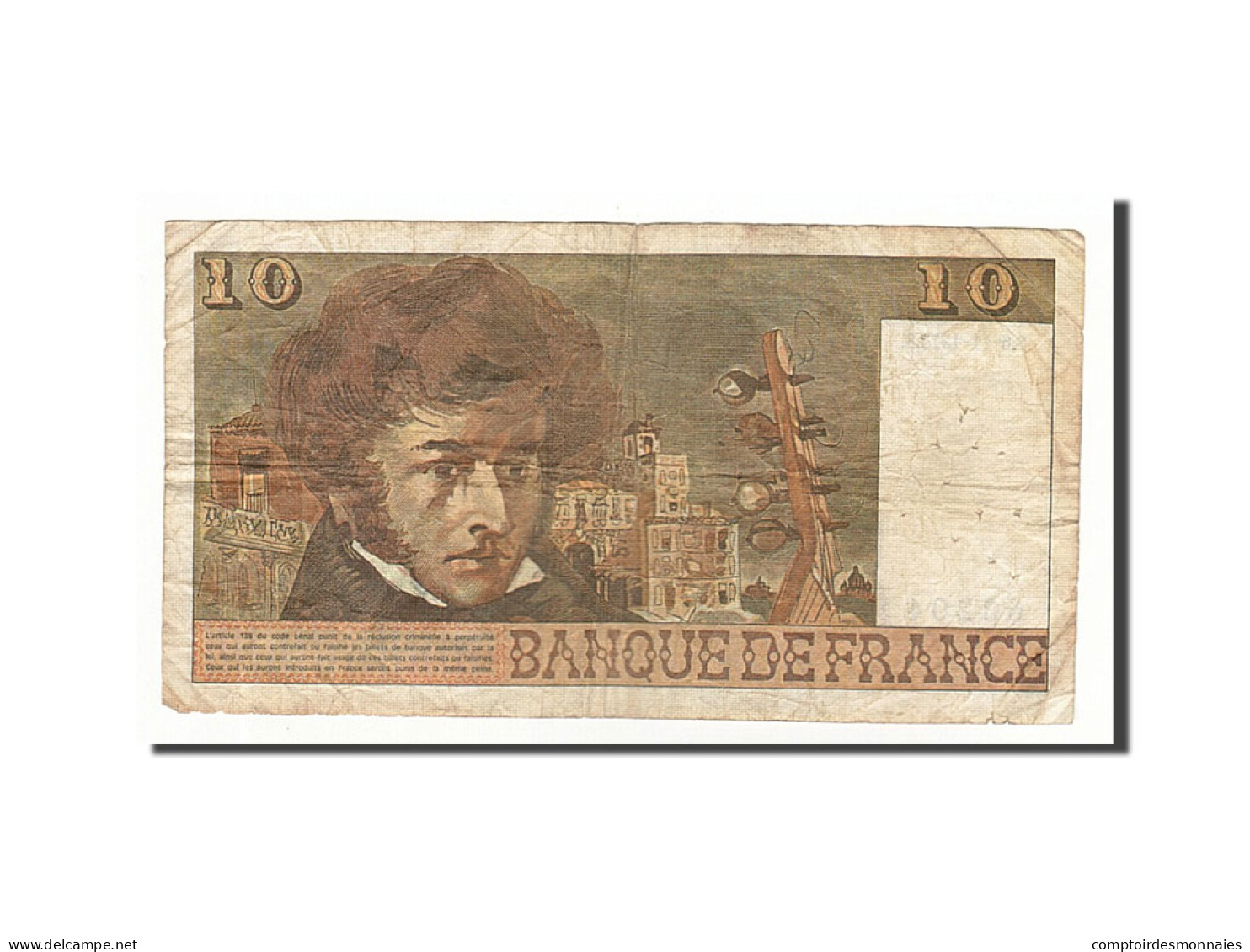 Billet, France, 10 Francs, 1977-06-02, TB, Fayette:F63.22, KM:150b - 10 F 1972-1978 ''Berlioz''