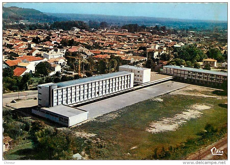 SAINTE FOY LA GRANDE VUE AERIENNE SUR LE LYCEE - Other & Unclassified