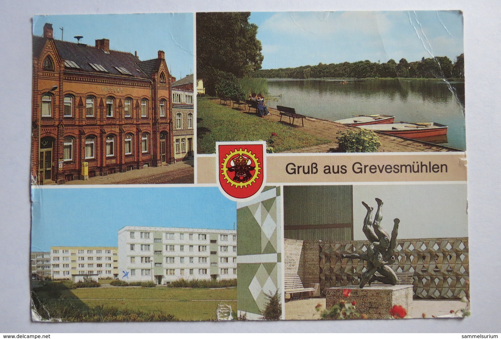 (9/4/36) AK "Gruß Aus Grevesmühlen" Mehrbildkarte Mit 4 Ansichten - Grevesmühlen