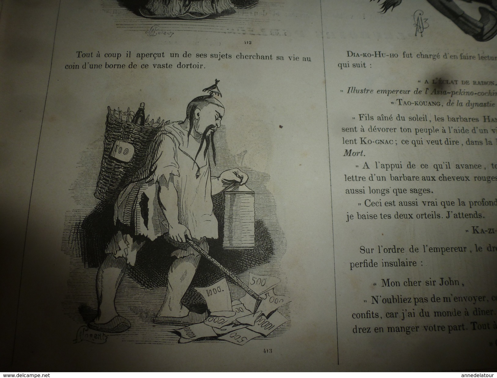 1840 MUSEE PHILIPON :Chine -Oiserie Tragi-Comique ornée d'empoisonnements,combats,pillages et autres divertissements