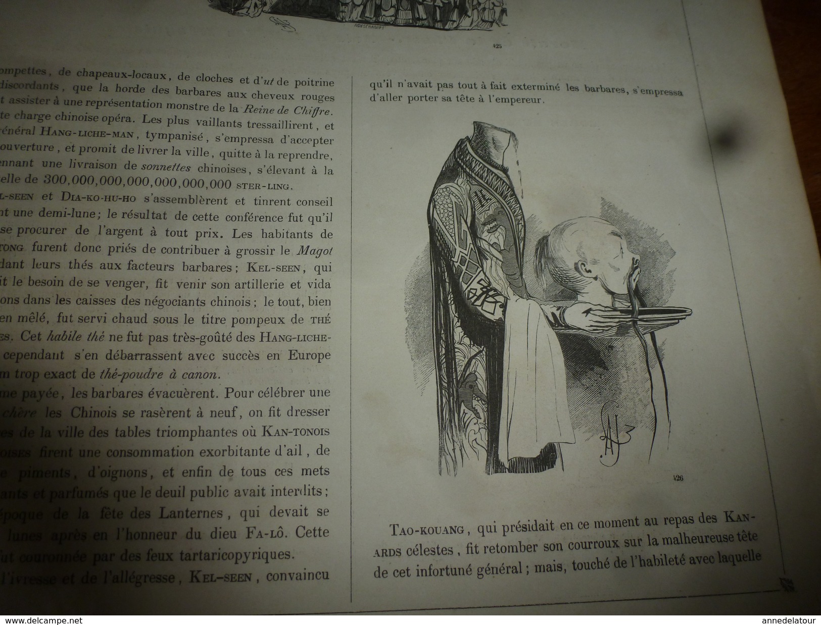 1840 MUSEE PHILIPON :Chine -Oiserie Tragi-Comique ornée d'empoisonnements,combats,pillages et autres divertissements