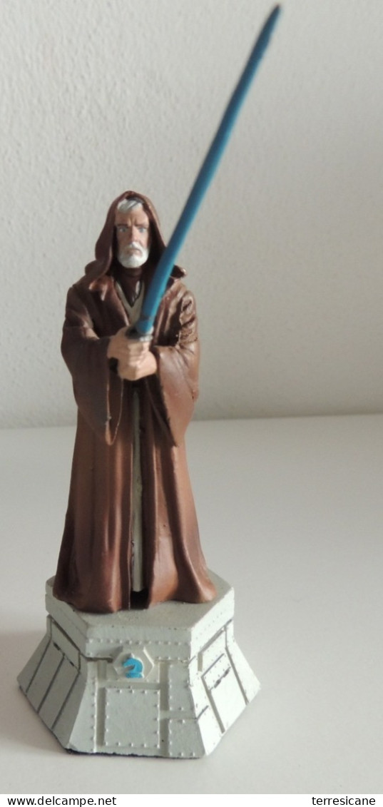 Star Wars De Agostini Scacchi Chess Metallo 1/24 OBI WAN KENOBI Hand Painted No Box B1 - First Release (1977-1985)