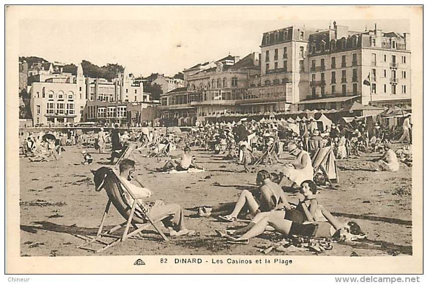 DINARD LES CASINOS ET LA PLAGE - Dinard