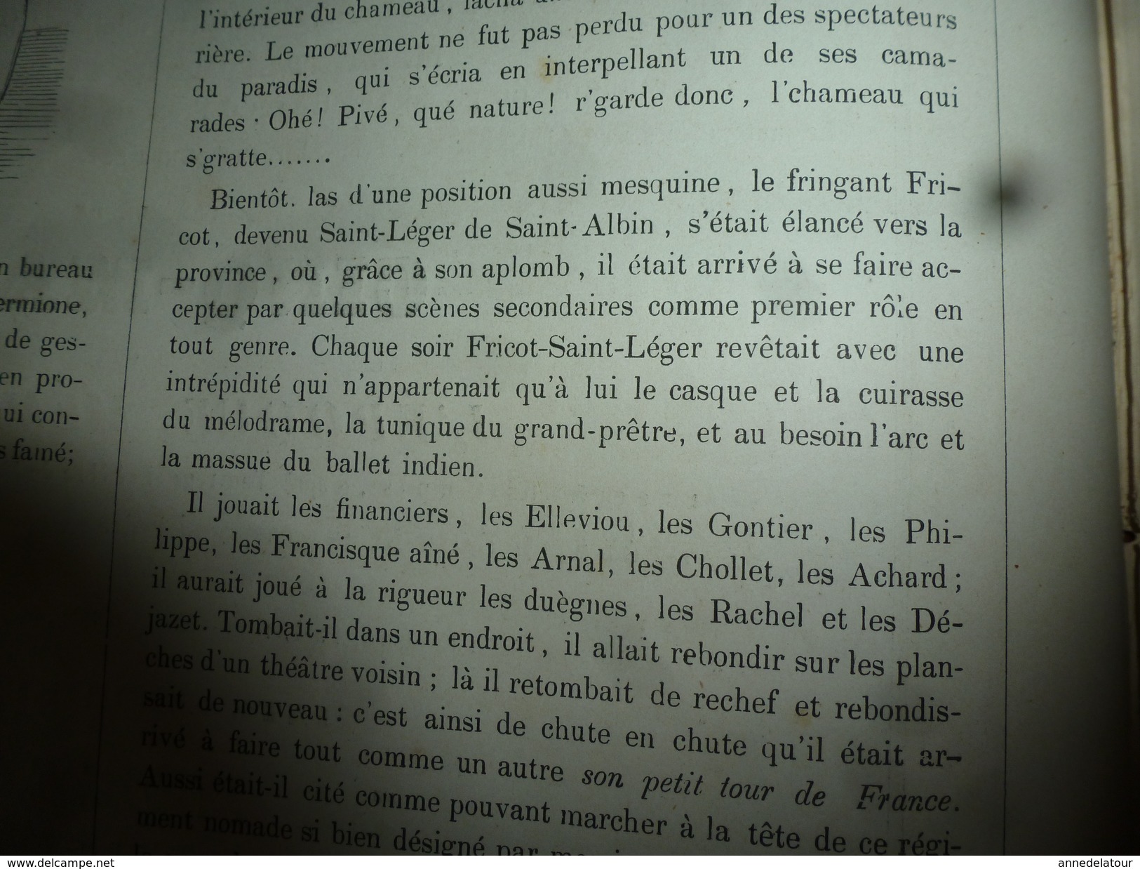 1840 Théâtre de Bourg-en-Bresse :LE BRIGANT DU PONT DU DIABLE (ou l'homme plus à plaindre qu'à blamer) MUSEE PHILIPON ,