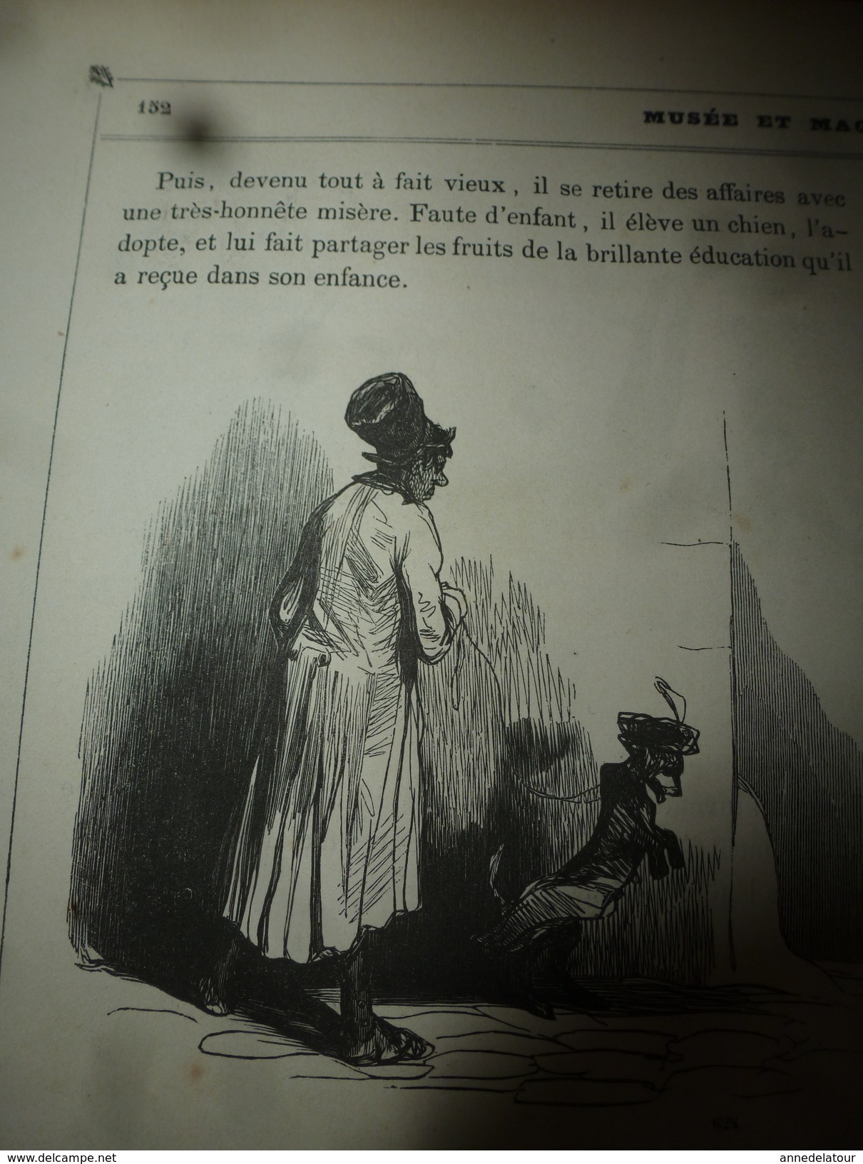 1840 Les MILLE ET UNE RESSOURCES de Jujube Bilboquet (marié à une négresse qui devint sa bête noire) MUSEE PHILIPON ,