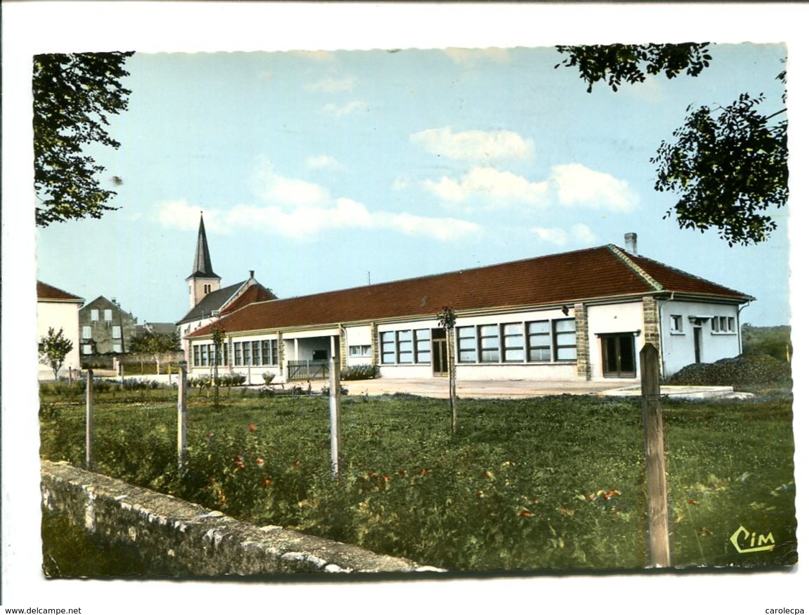 CP - RECHICOURT LE CHATEAU      (57)  LES ECOLES ET L EGLISE - Rechicourt Le Chateau