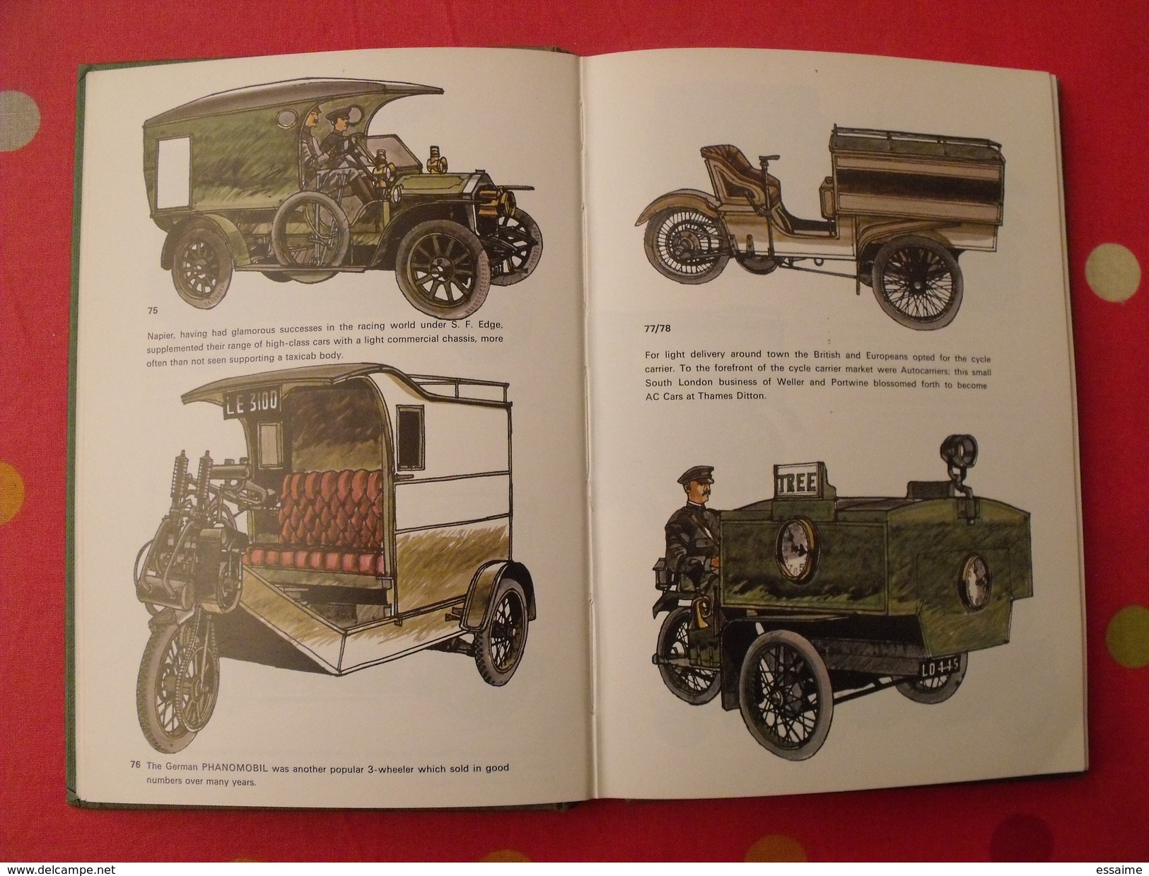 lorries trucks and vans 1897-1927. camions. Marshall bishop. 1972