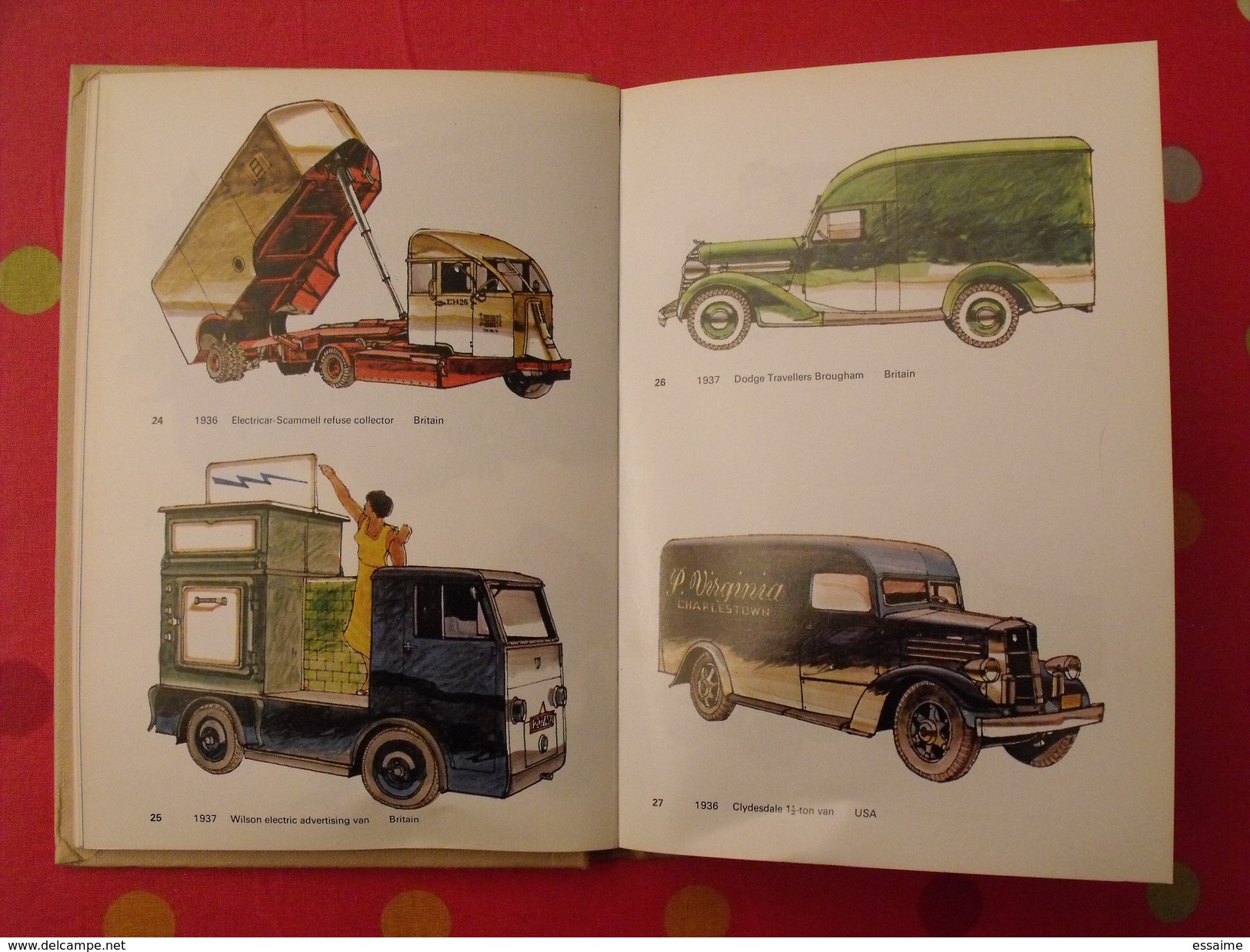 lorries trucks and vans since 1928. camions depuis 1928. Ingram bishop. 1975. en anglais. blandford