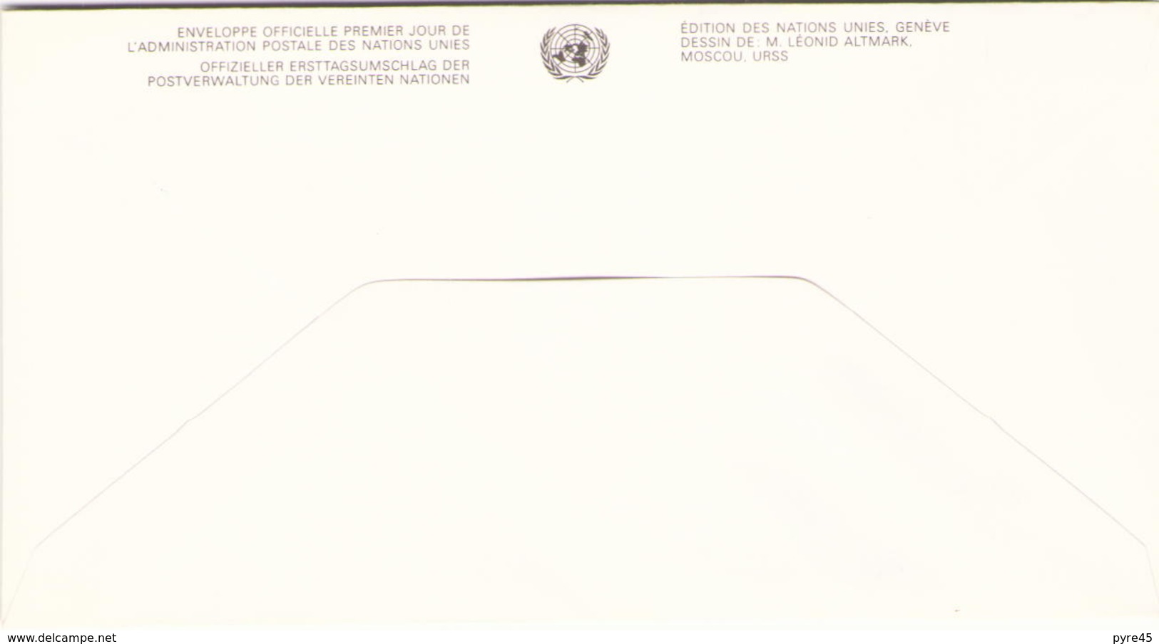 NATIONS UNIES FDC DU 20 NOVEMBRE 1991 VIENNE SERIE DES DROITS DE L HOMME - Briefe U. Dokumente