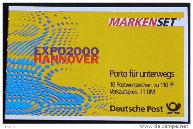 DEUTSCHLAND 1999 Mi-Nr. MH 39 Markenheft/booklet ** MNH - 1971-2000