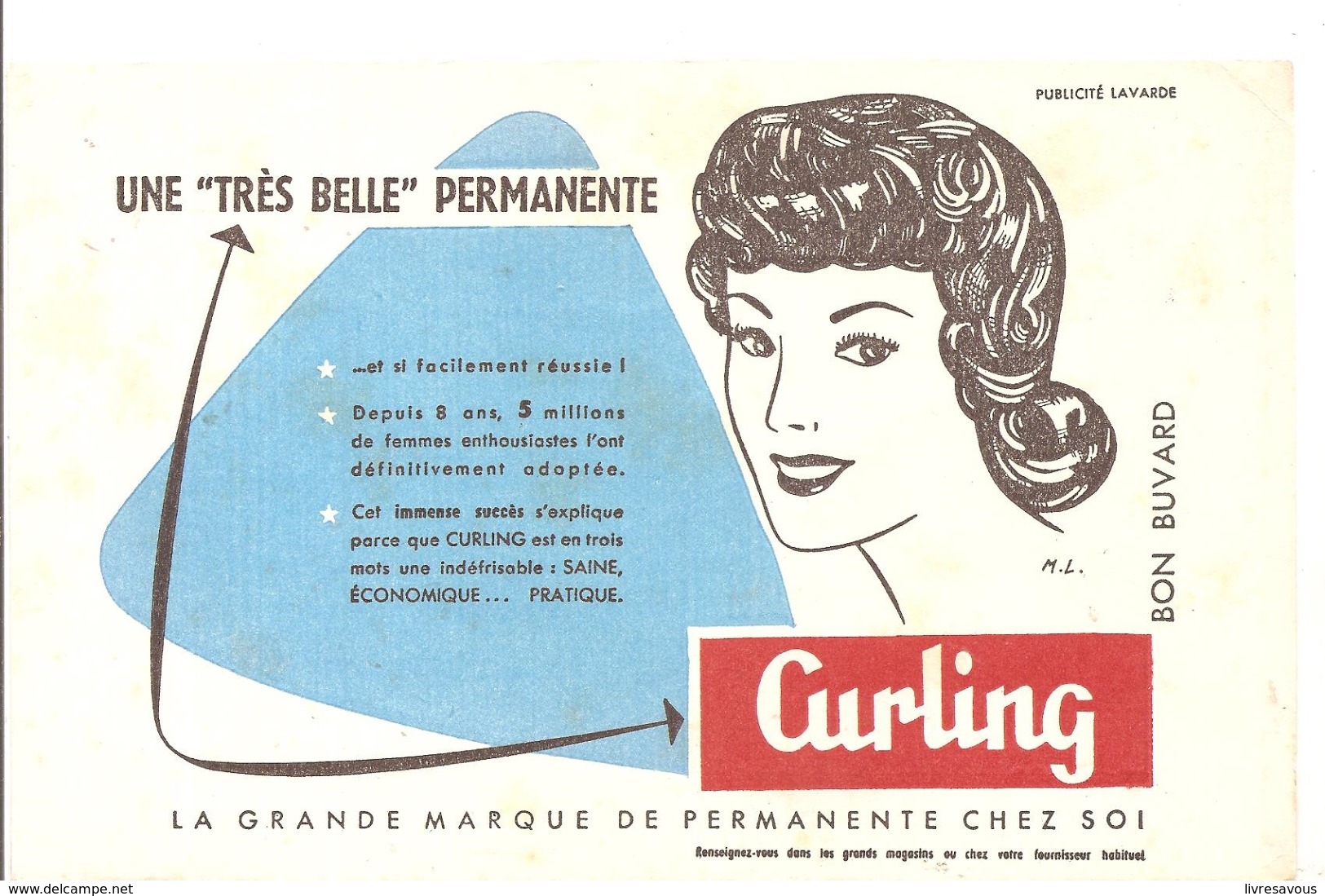 Buvard Curling La Grande Marque De Permanente Chez Soi - Parfum & Cosmetica