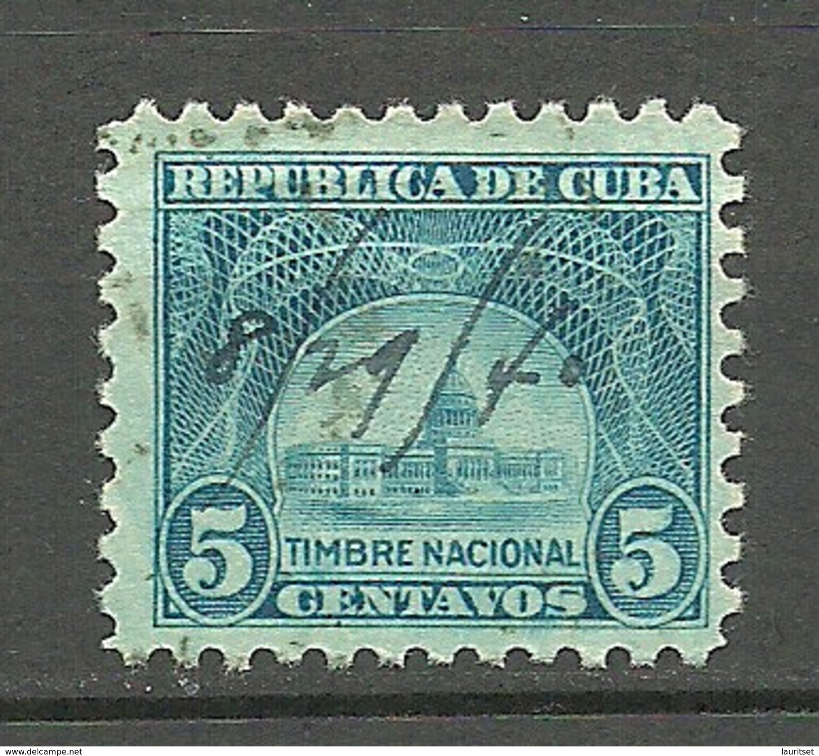 KUBA Cuba Revenue Tax Steuermarke Postage Due O 1940 - Postage Due