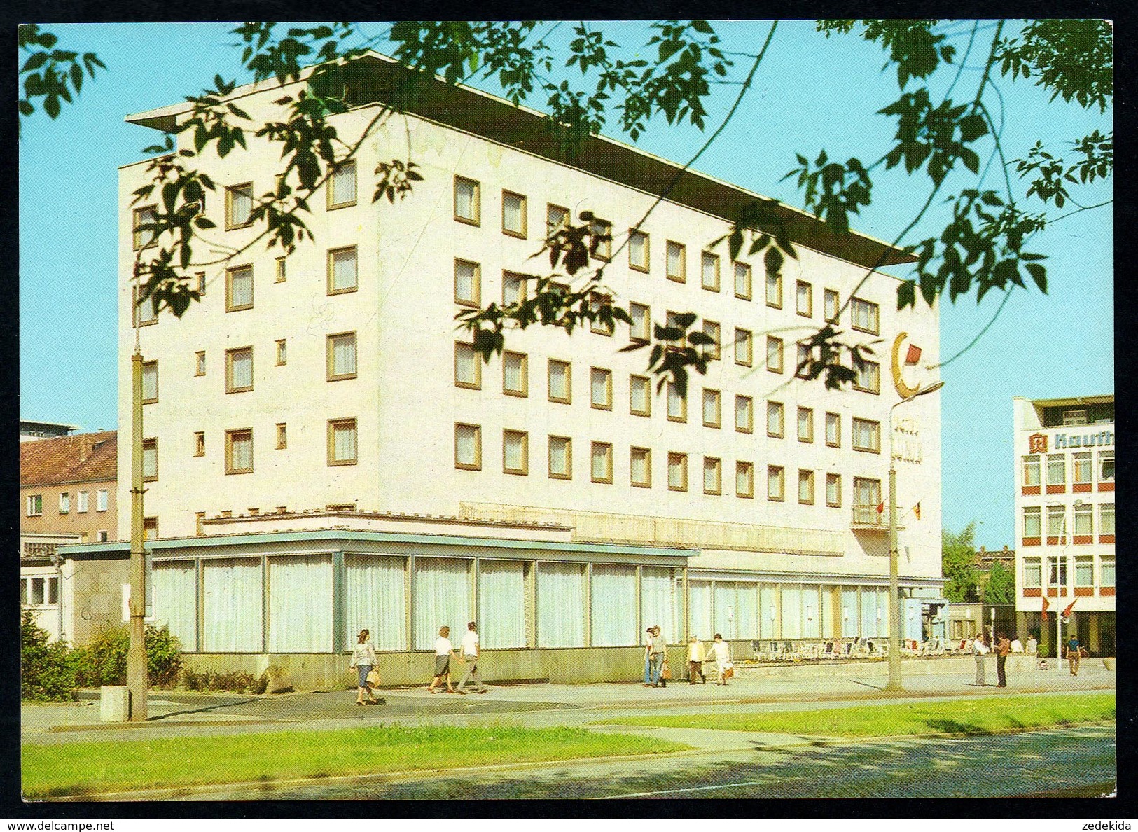 A1488 - Alte Ansichtskarte - Eisenhüttenstadt - Hotel Lunik - N. Gel - Lehmann - TOP - Eisenhuettenstadt