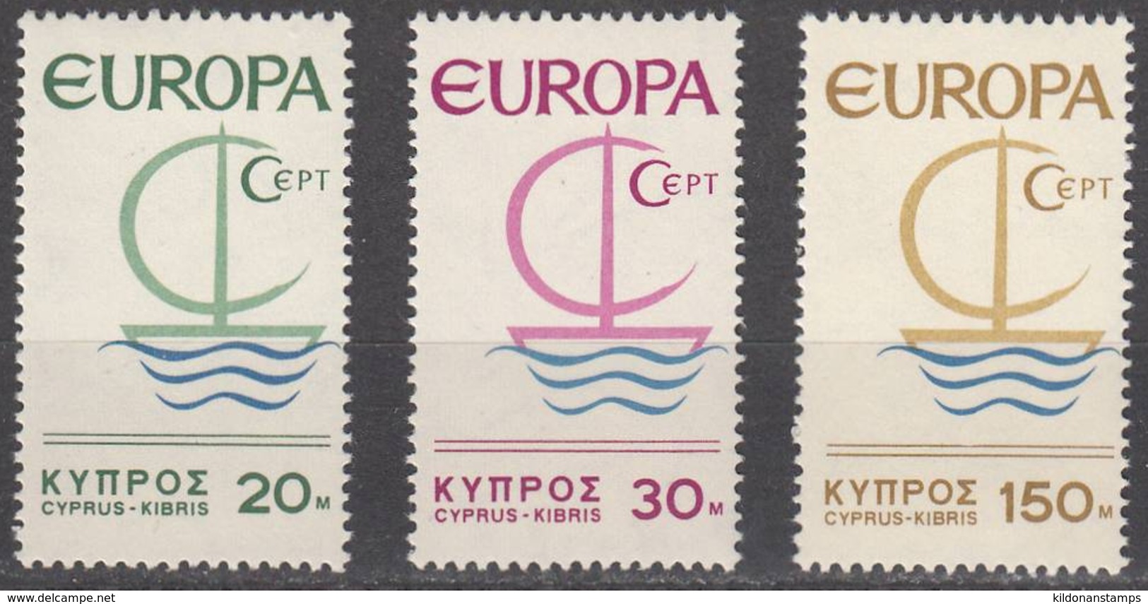 Cyprus 1966 Europa, Mint No Hinge Sc# 275-277, Yt 262-264 - Ungebraucht