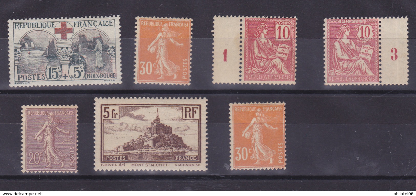 FRANCE TIMBRES MNH*  COTE: 330 EUROS - Collections