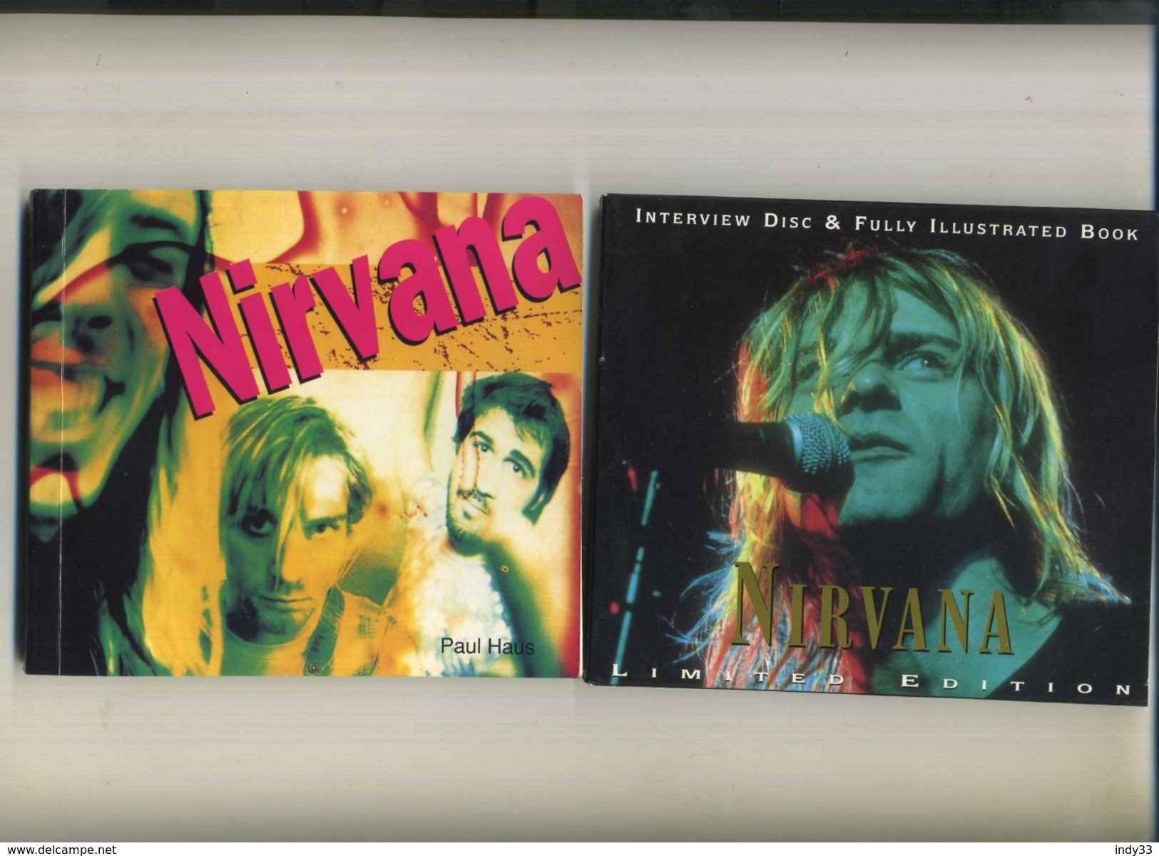 NIRVANA . INTERVIEW DISC & FULLY ILLUSTRATED BOOK . 1995 . - Hard Rock & Metal