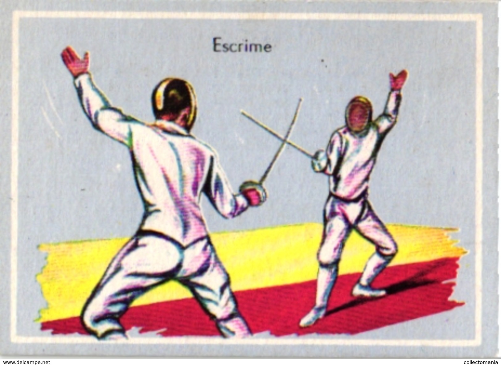 5Trade Cards Chromo FENCING ESCRIME FECHTEN Pub GORLITZER Olympiade 1928 Pin Up Gaulon Paris - Escrime