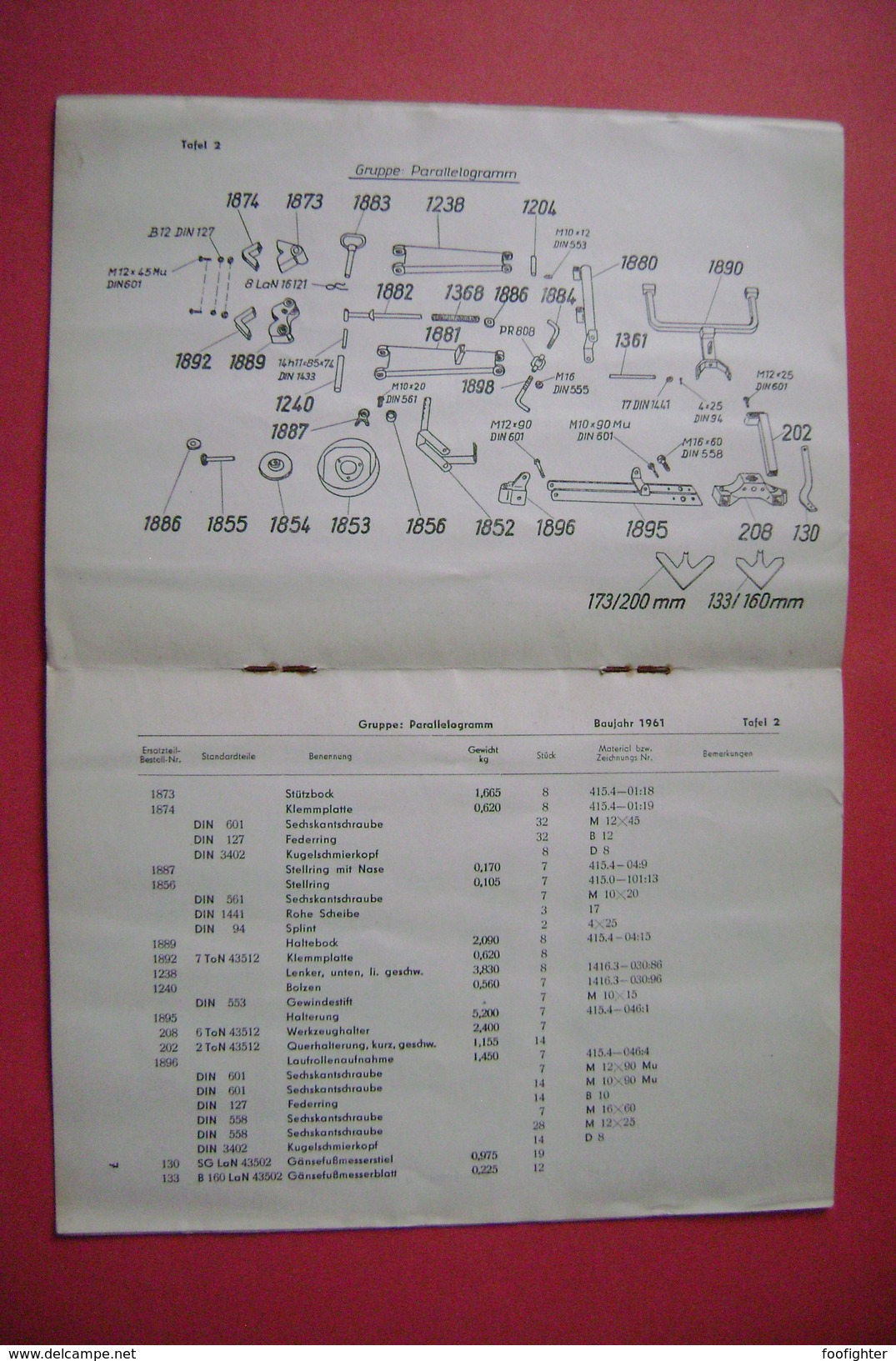 Ersatzteiliste Für Das MAISHACKGERÄT P 153/1 Zum Geräteträger RS 09 - VEB Landmaschinenbau Torgau DDR 1961 - Catalogues
