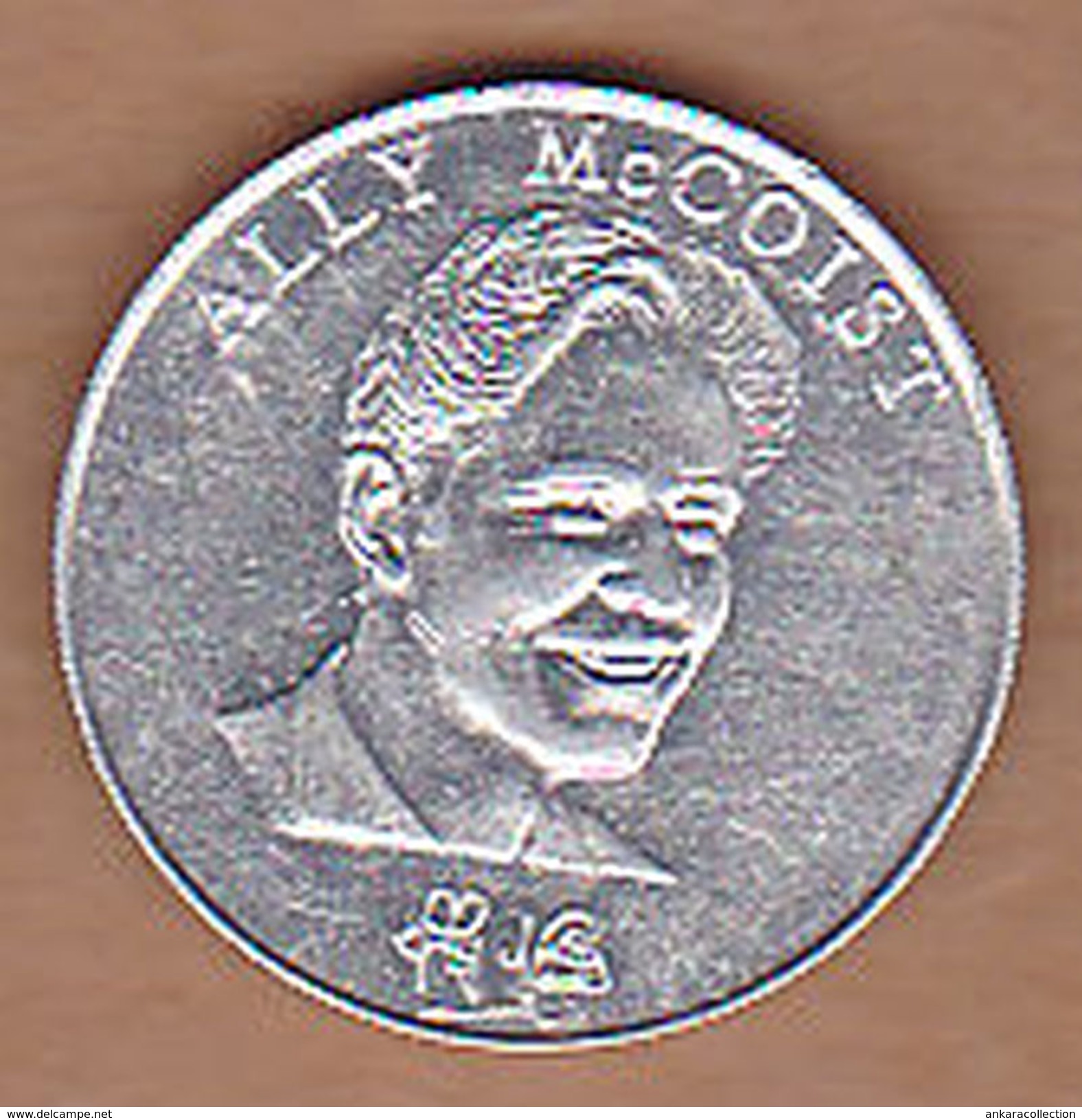 AC - ALLY McCOIST GLASGOW RANGERS SCOTLAND ESSO WORLD CUP COLLECTION ITALY 1990  TOKEN - JETON - Monetary /of Necessity